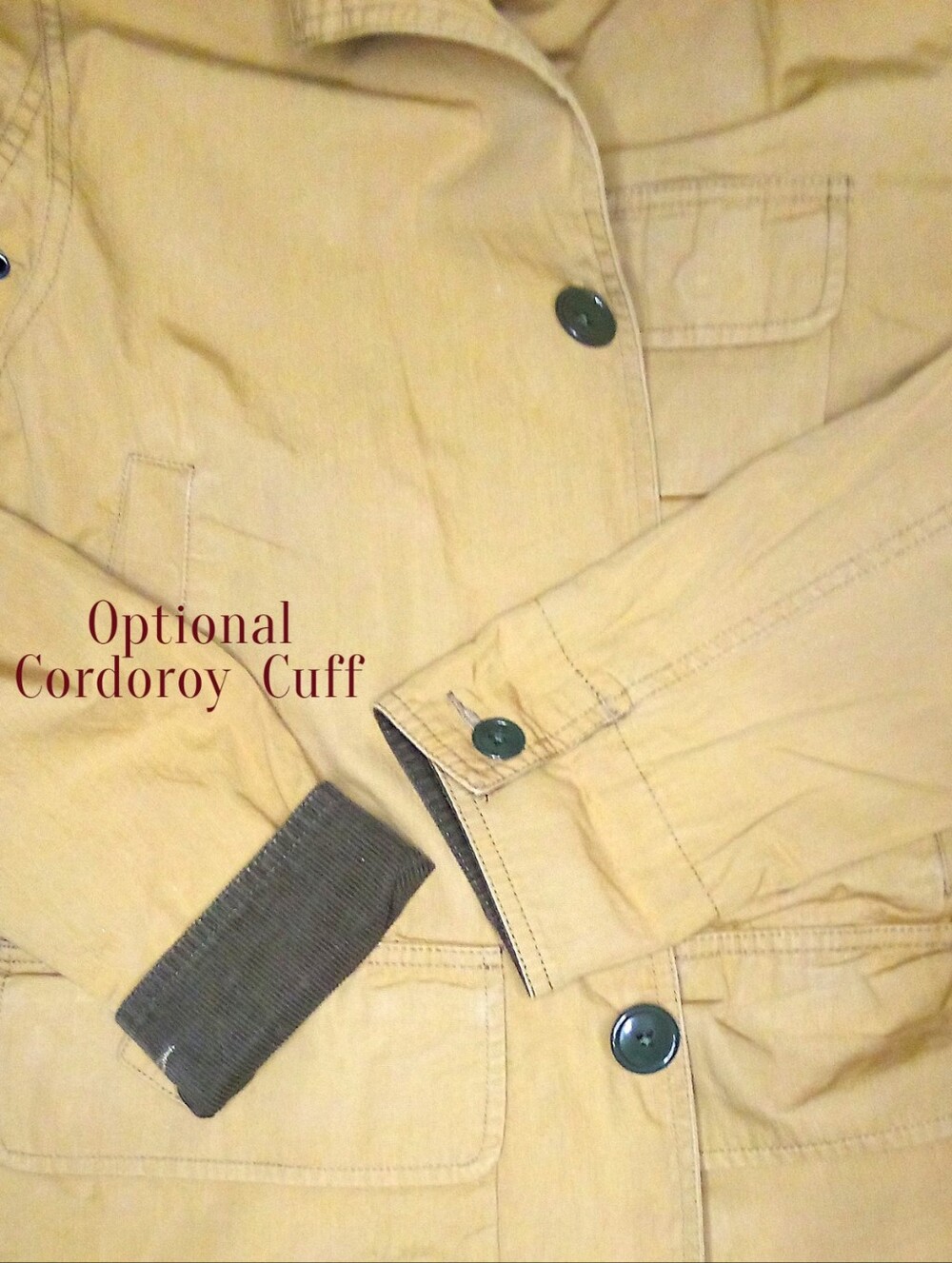 J. CREW Vintage Barn Jacket | Tan w/Brown Trim Plaid Lining Men's XS /Unisex S/M - Picture 8 of 15